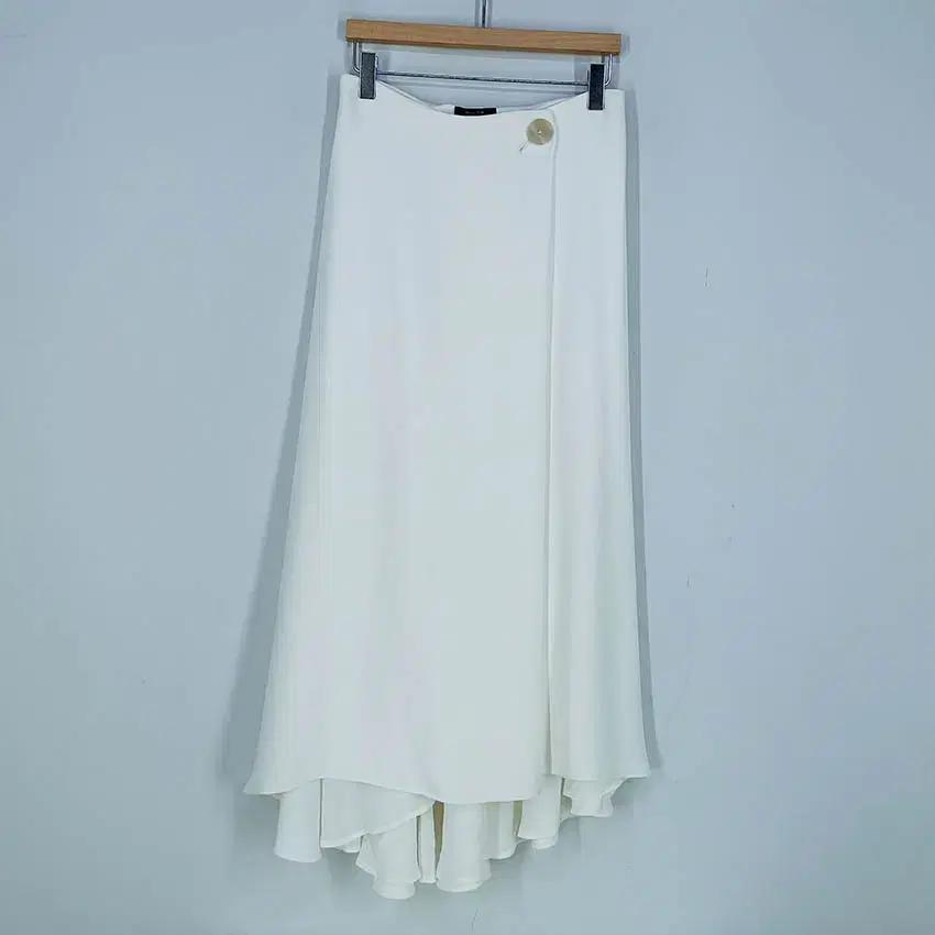 마시모두띠 앞핀턱 하단트임 롱스커트 아이보리24 (HU34095) 2