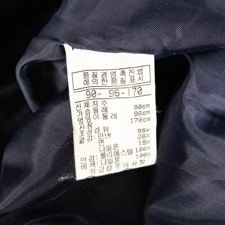 데미안 여 반버튼 린넨혼방 원피스 네이비90 (HU33782) 8