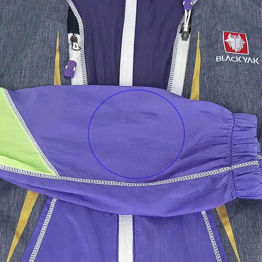 블랙야크 여성 춘추 후드내장 경량바람막이 배색퍼플 (HU39985) 7