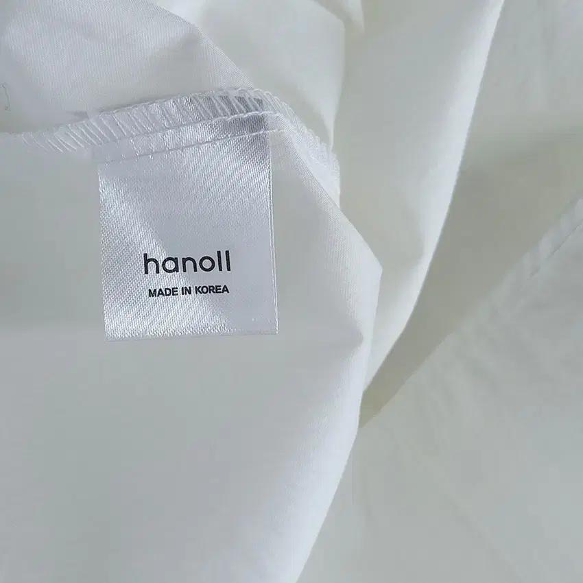 HANOLL 여 춘추 바스락 오버핏 긴팔셔츠 아이보리 (HU39983) 6