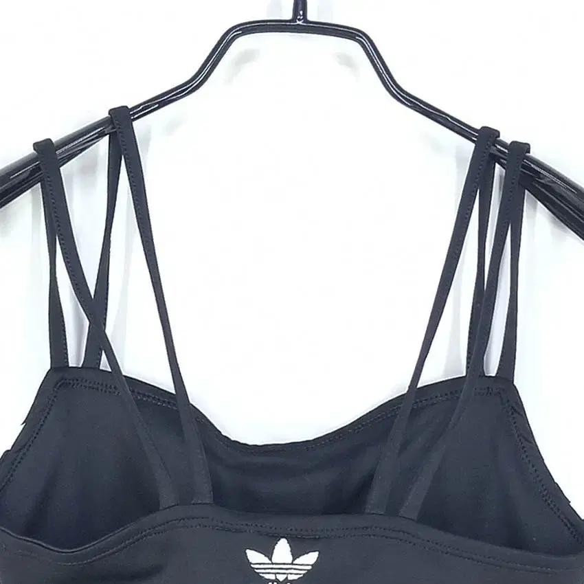아디다스 여성 백로고자수 브라탑 블랙XS (HU39915) 4