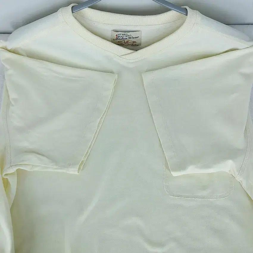 Maden Workwear 남 소매패치 반팔티 연노랑XL (HU23382 6