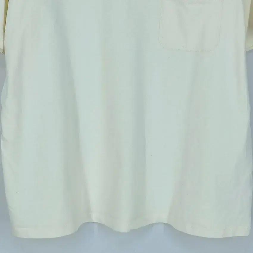 Maden Workwear 남 소매패치 반팔티 연노랑XL (HU23382 5