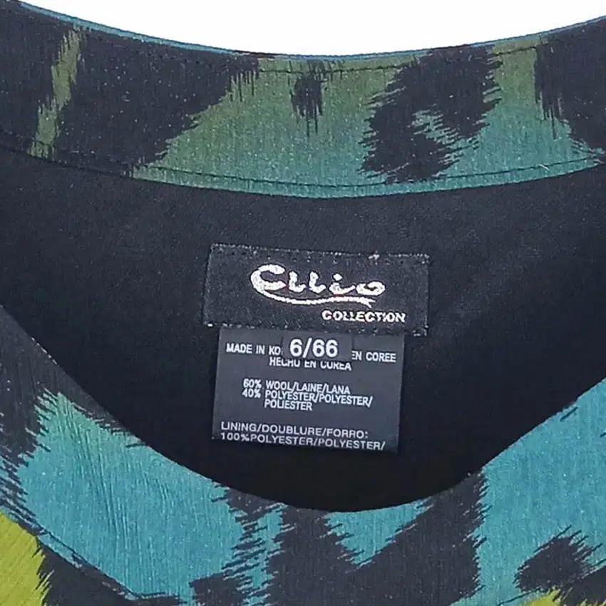 cllio 여름 7부소매시스루 쉬폰 미니원피스 블랙66 (HU39846) 6