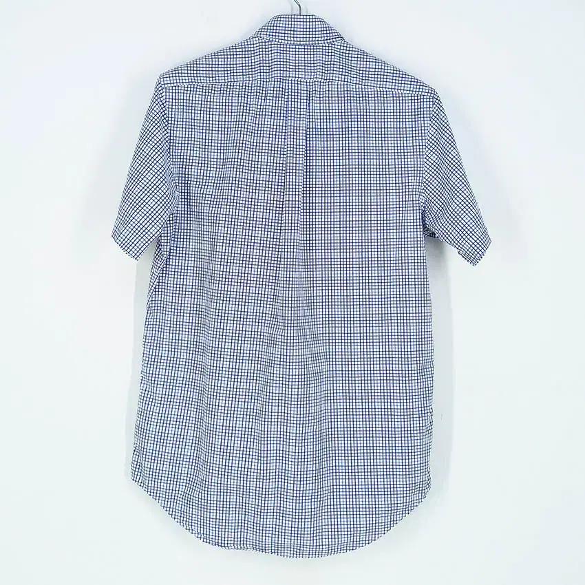 랄프로렌 남성 체크배색 반팔셔츠 블루 (HU39766) 3