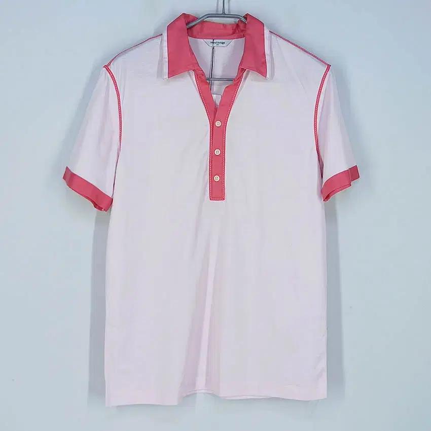 마인드브릿지 남성 카라트임 반팔티 핑크100 (HU39765) 2