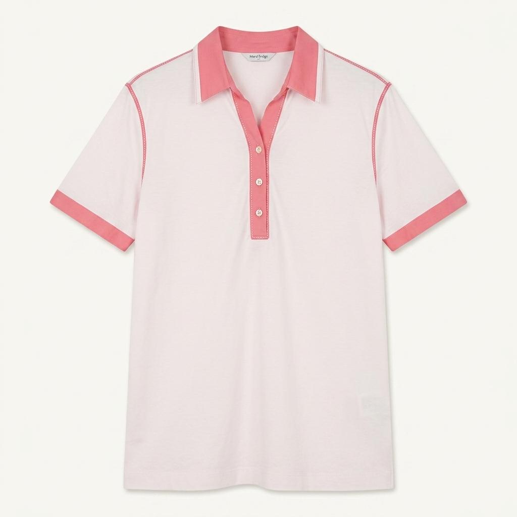 마인드브릿지 남성 카라트임 반팔티 핑크100 (HU39765) 1
