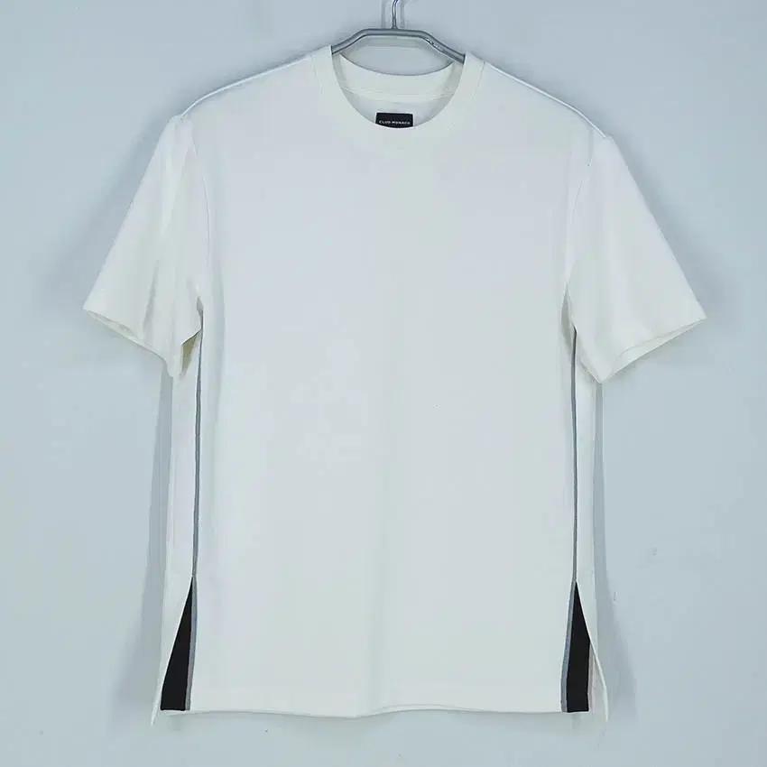 클럽모나코 남성 배색트임 반팔티 아이보리95 (HU39742) 2