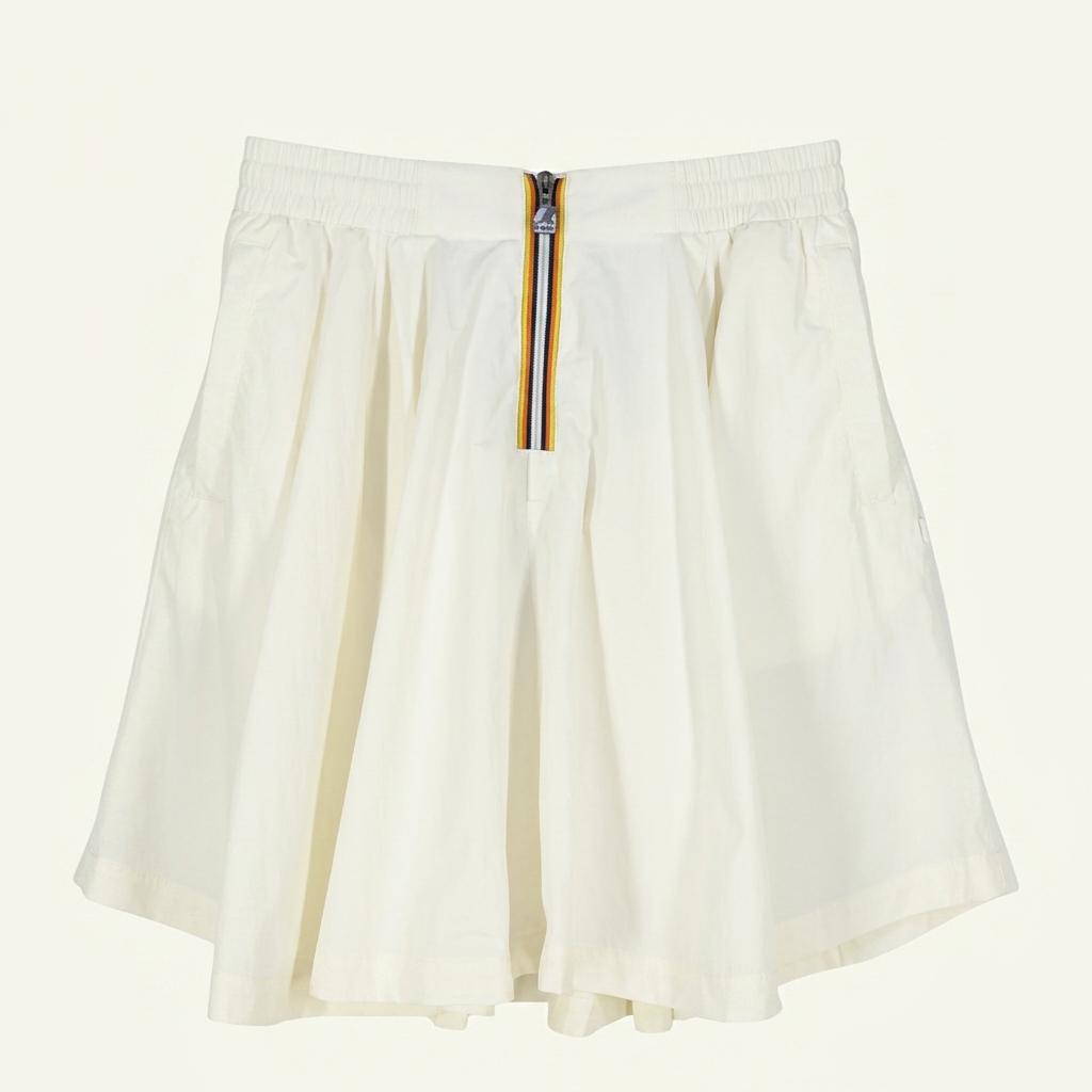 까웨 여성 여름 홑겹 플레어스커트 크림78(M) (HU39688) 1