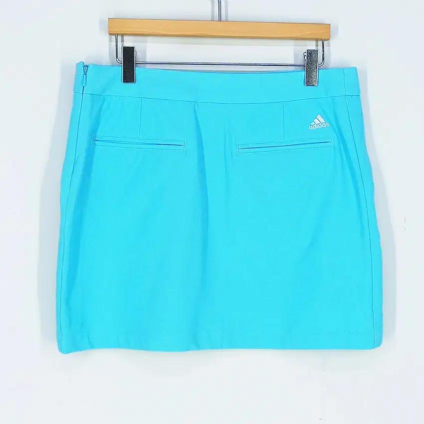 아디다스 여 스판 기능성 홑겹 미니스커트 스카이M (HU39612) 3