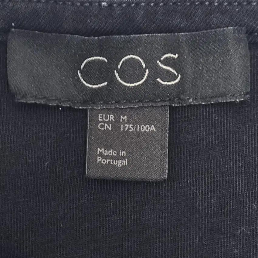 코스 남성 스퀘어넥 반팔티 블랙M (HU39542) 5