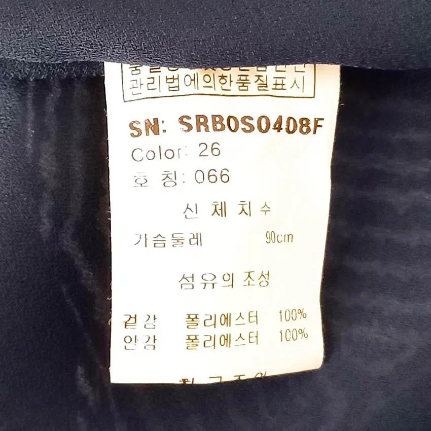 수비 여 소매시스루 프린팅 쉬폰 미니원피스 네이비 (HU39532) 6