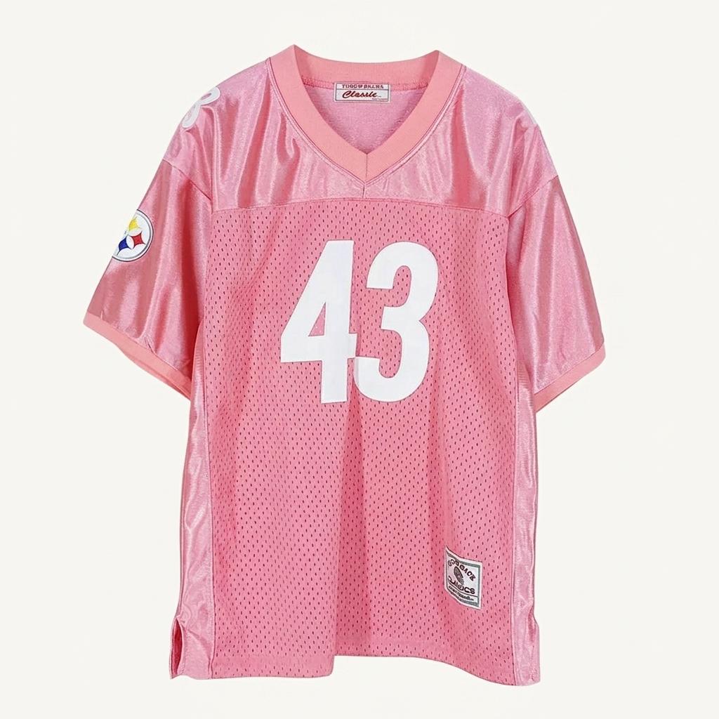 THROW BACKS 여성 미식축구유니폼 핑크 (HU39528) 1