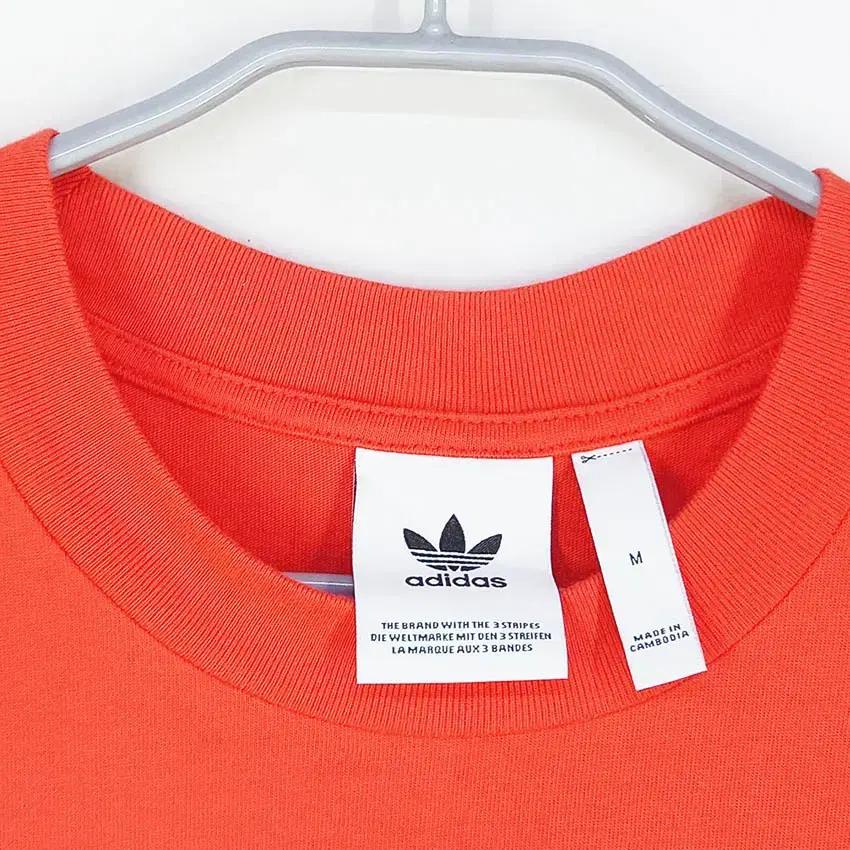 아디다스 남성 프린팅 반팔티 오렌지M (HU39503) 5