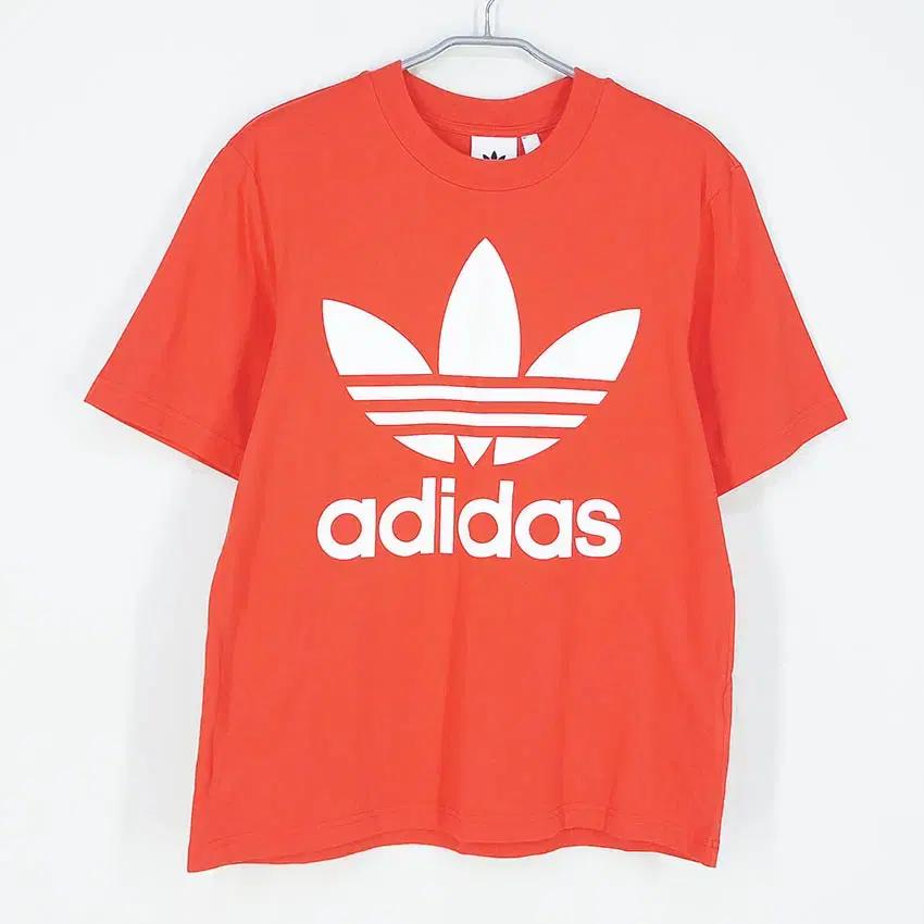아디다스 남성 프린팅 반팔티 오렌지M (HU39503) 2
