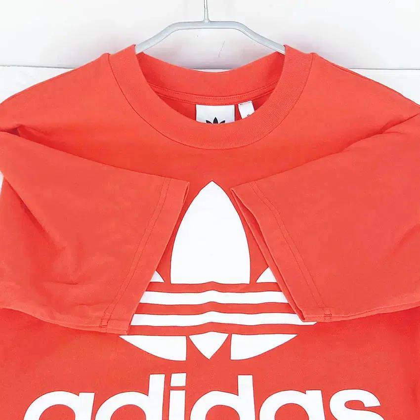 아디다스 남성 프린팅 반팔티 오렌지M (HU39503) 4