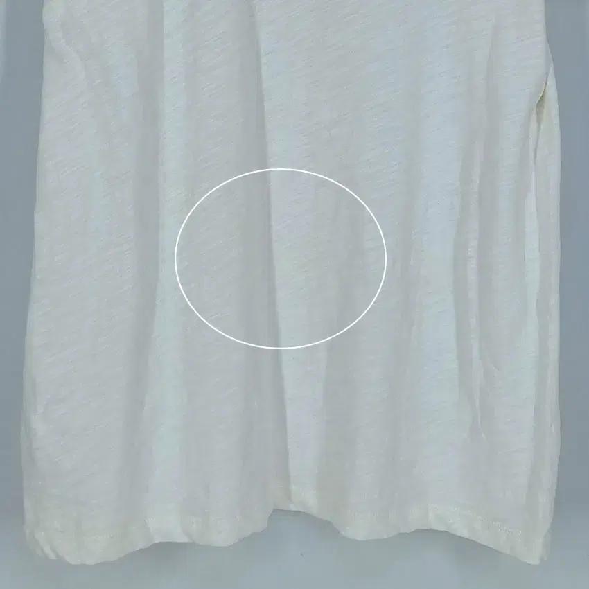 타미진스 여성 빅로고 슬림 라운드반팔티 연베이지M (HU33214) 10