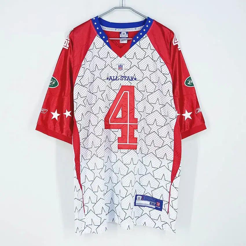 리복NFL 남성 FAVRE4 미식축구유니폼 레드52 (HU39407) 2