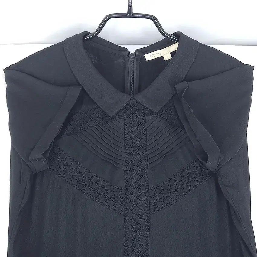 마쥬 여성 여름 비스코스 미니원피스 블랙 (HU39397) 4