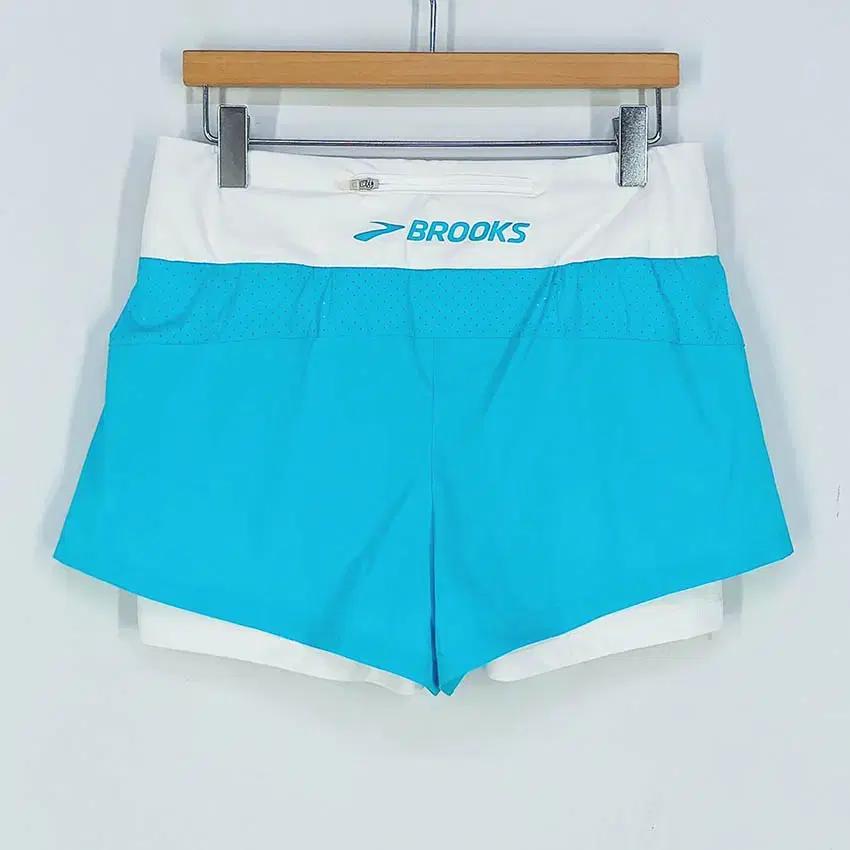 브룩스 여성 이중 기능성 밴딩 미니팬츠 블루64 (HU39334) 3