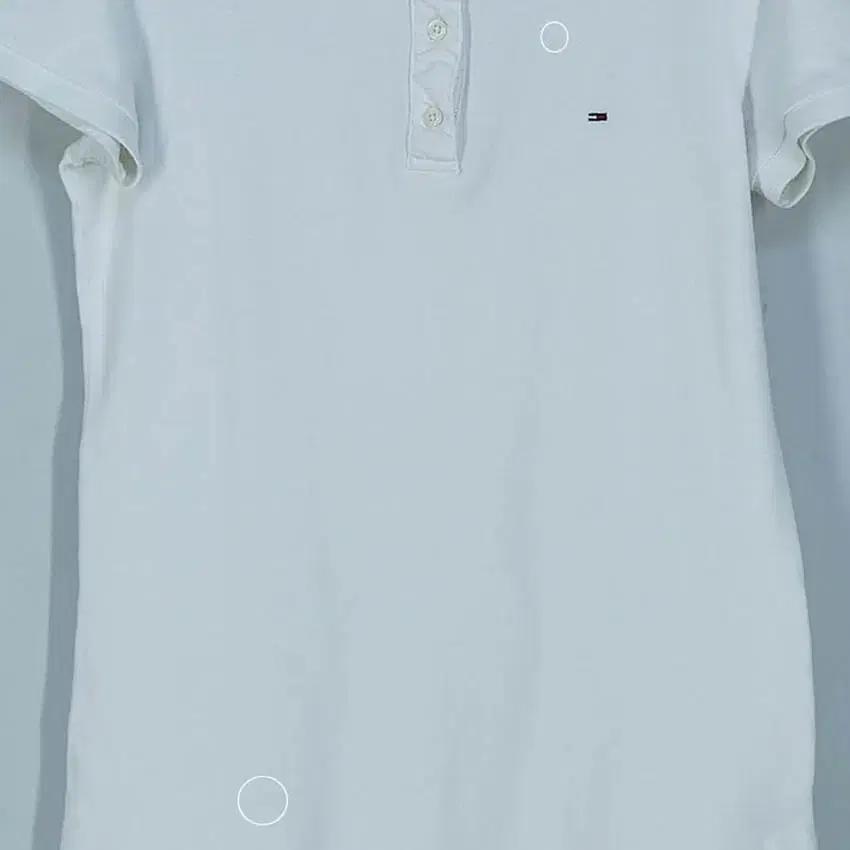힐피거데님 여성 스키니핏 카라반팔티 연아이보리 (HU39305) 7