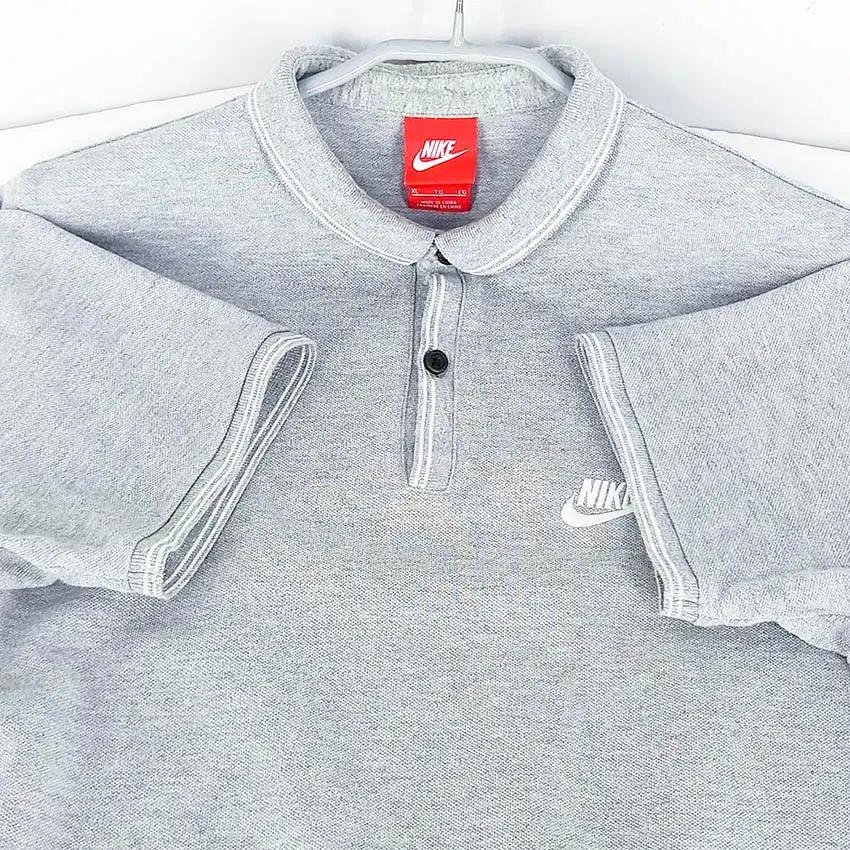 나이키 남성 미니카라 반팔티 그레이 (HU39282) 4