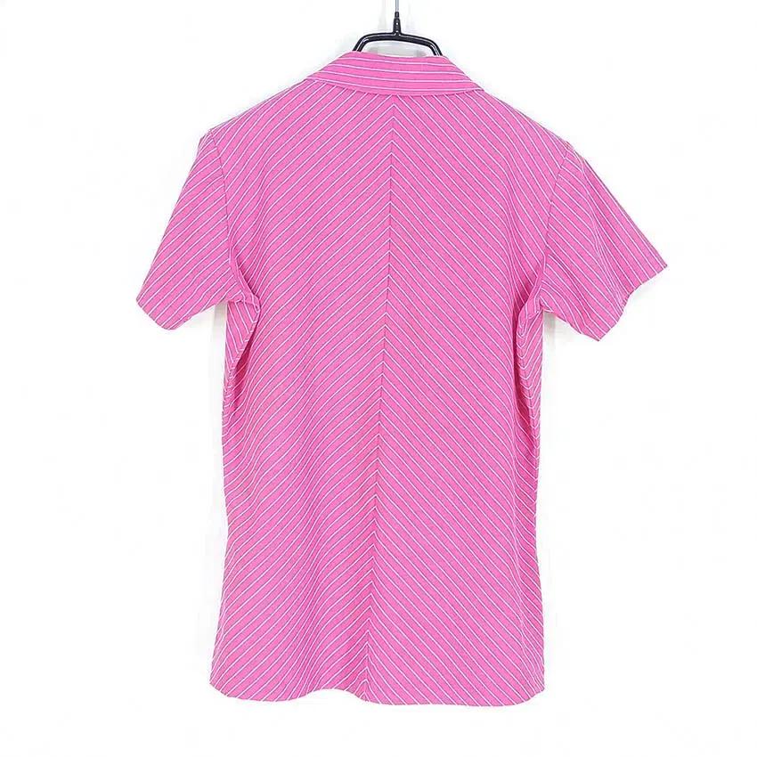 휠라골프 여성 소매큐빅 스판끼 카라반팔티 진핑크 (HU39263) 3