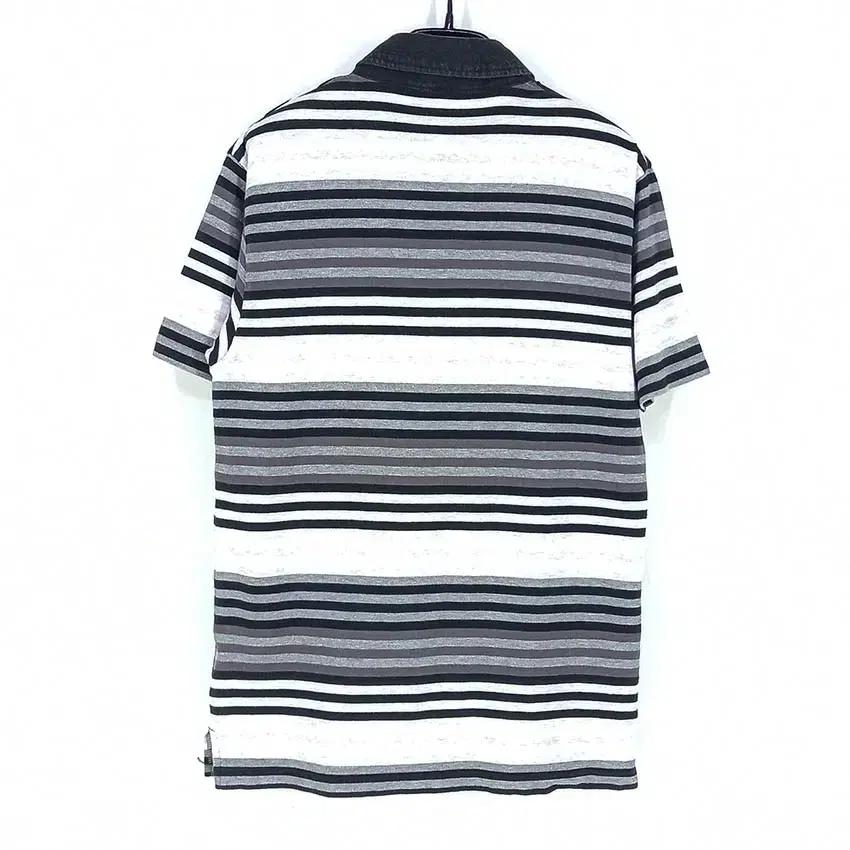 버버리 블랙라벨 여성 스트라이프 카라반팔티 블랙 (HU39250) 3