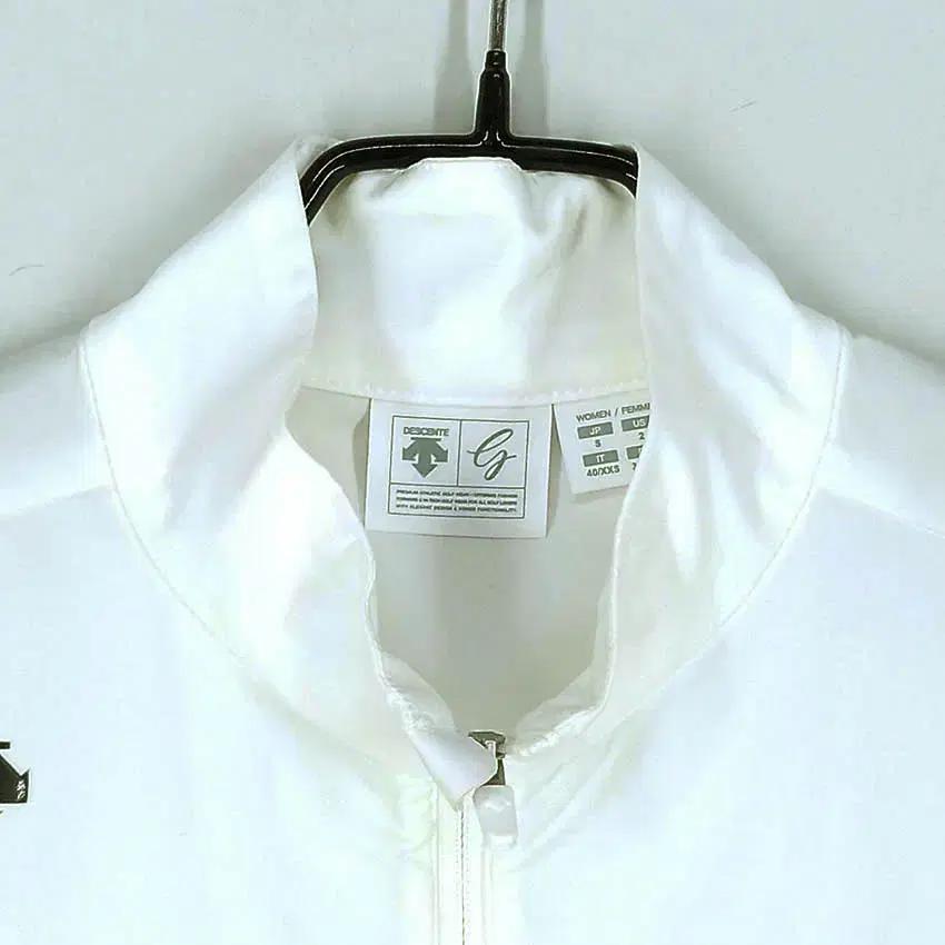 데상트 여 초경량 스판끼 집업자켓 아이보리 (HU30107) 7