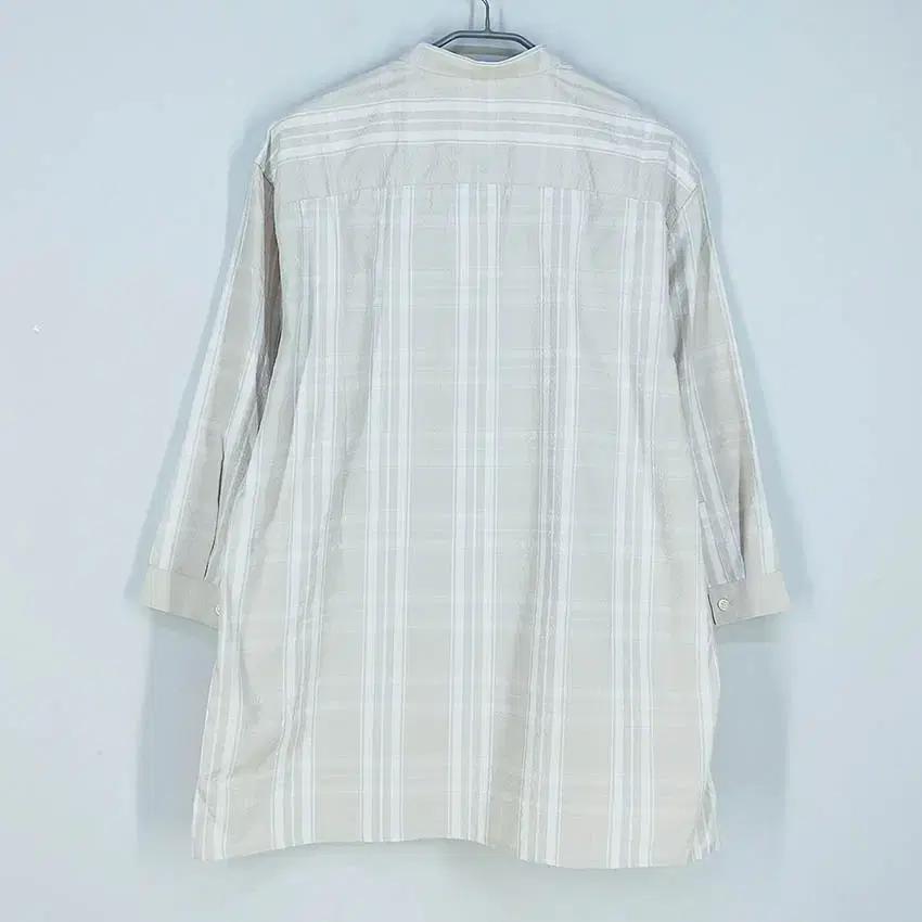 테이트 남성 차이나카라 지짐이셔츠 연베이지105 (HU39183) 3