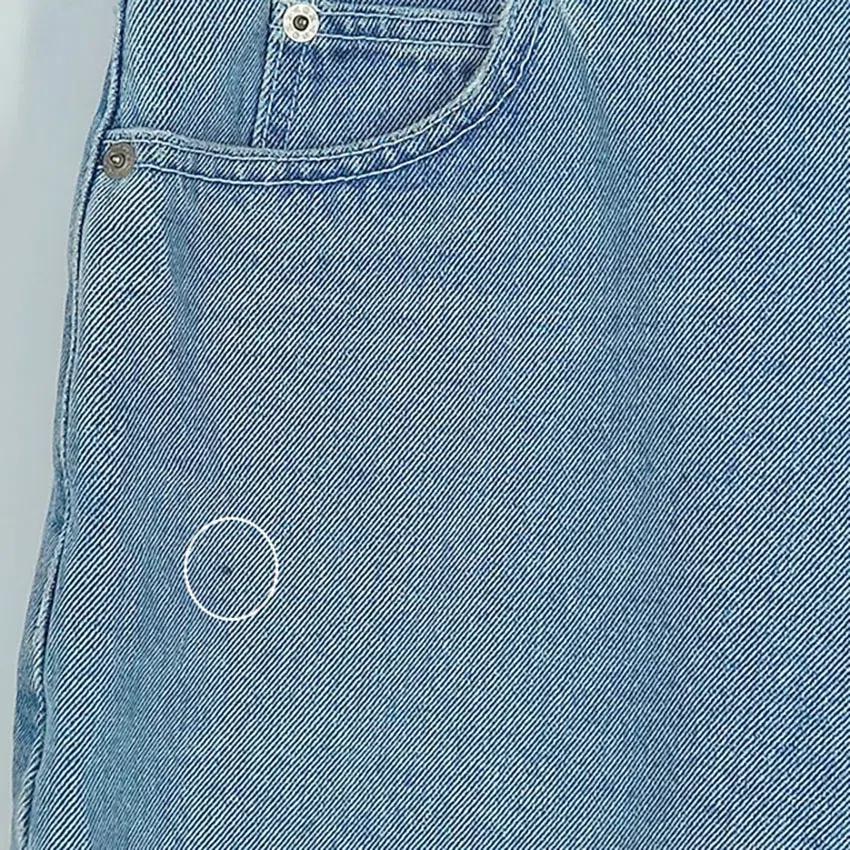 디스이즈네버댓 남성 하단자수 5부 데님팬츠 연청M (HU33371) 9