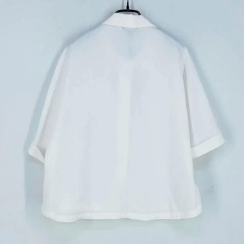 아이젤 여성 밑단스트링 썸머 반팔자켓 아이보리66 (HU39064) 3