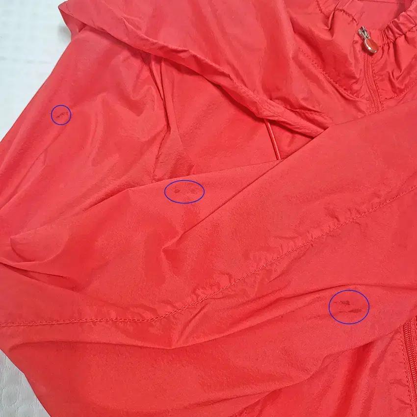 벤호건 여성 후드고정 경량 얇은바람막이 레드 (HU38921) 7