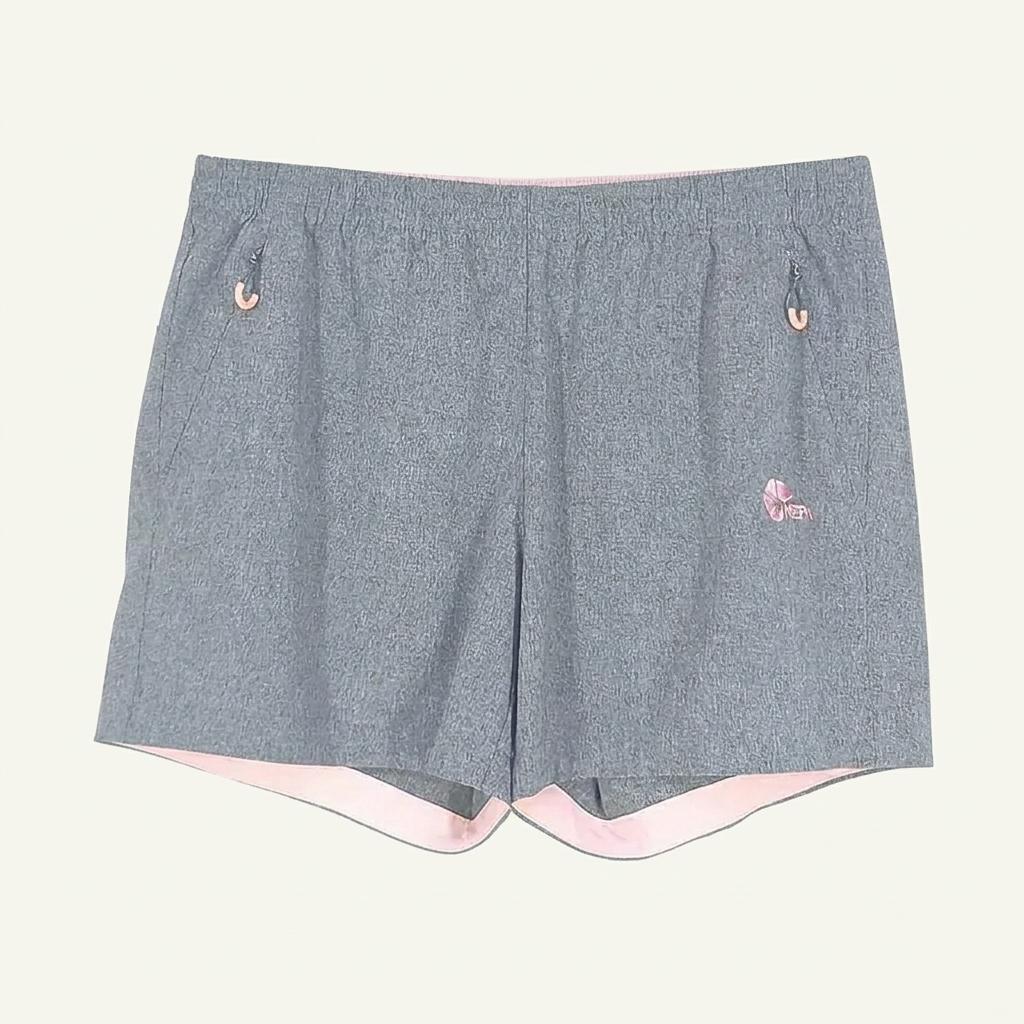 네파 여 밴딩 나일론혼방 스판끼 미니팬츠 그레이74 (HU38820) 1