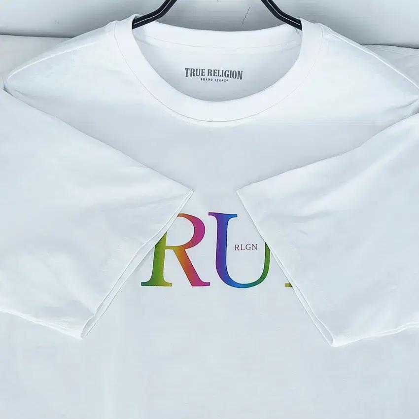 트루릴리젼 여 빅로고 라운드반팔티 화이트95 (HU33592) 6