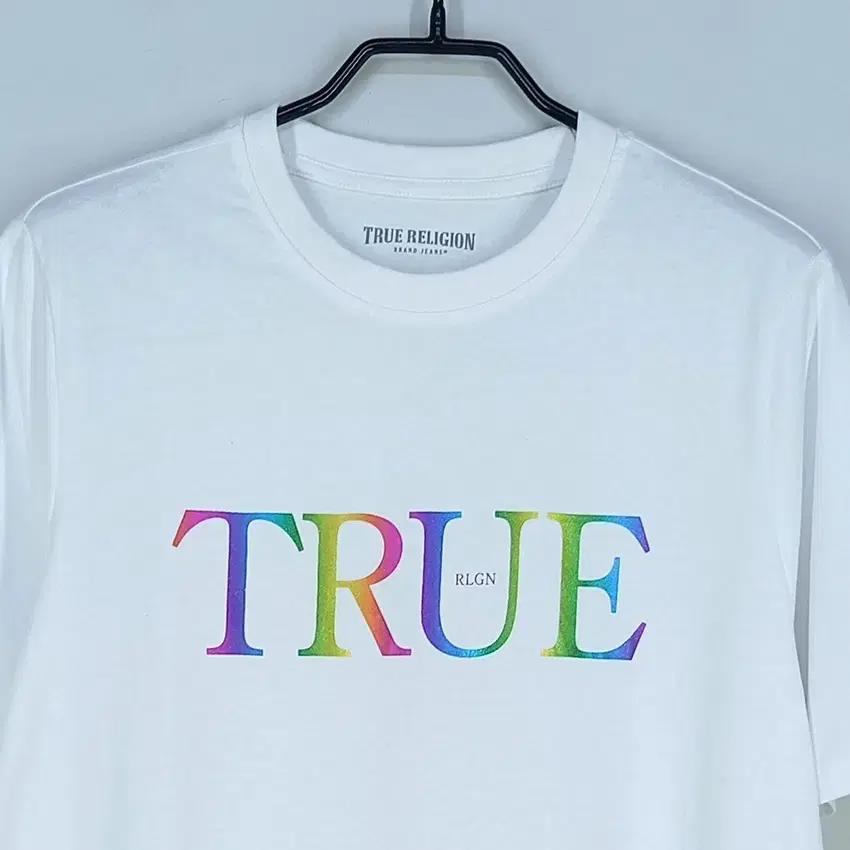 트루릴리젼 여 빅로고 라운드반팔티 화이트95 (HU33592) 4