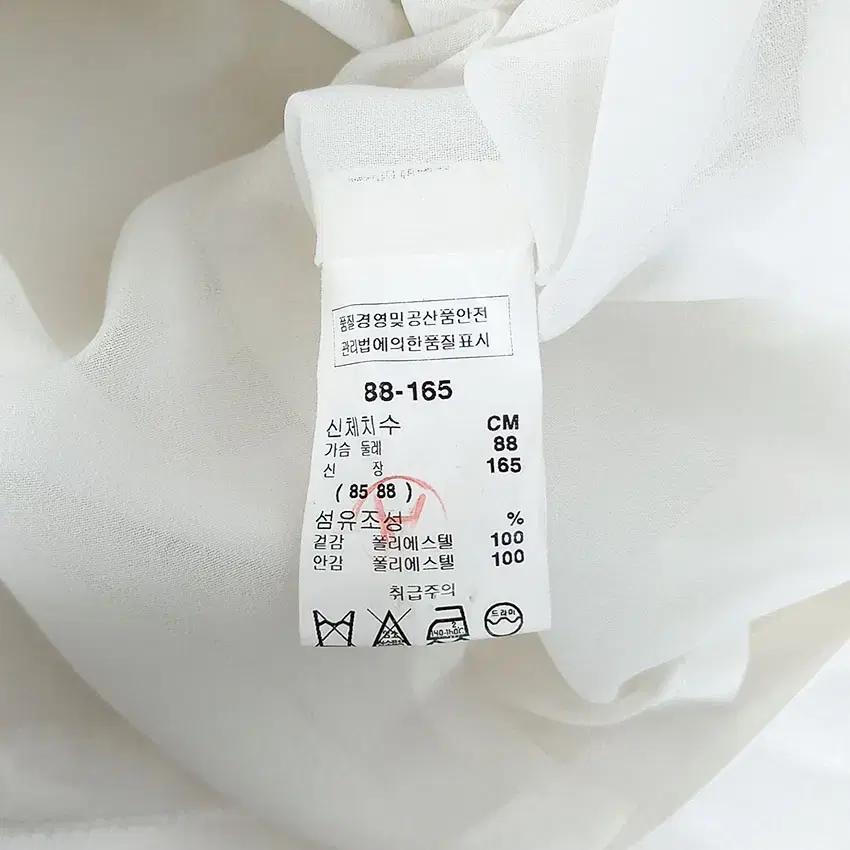 샤틴 여성 글로시 뷔스티에 블라우스 아이보리 (HU30961) 8