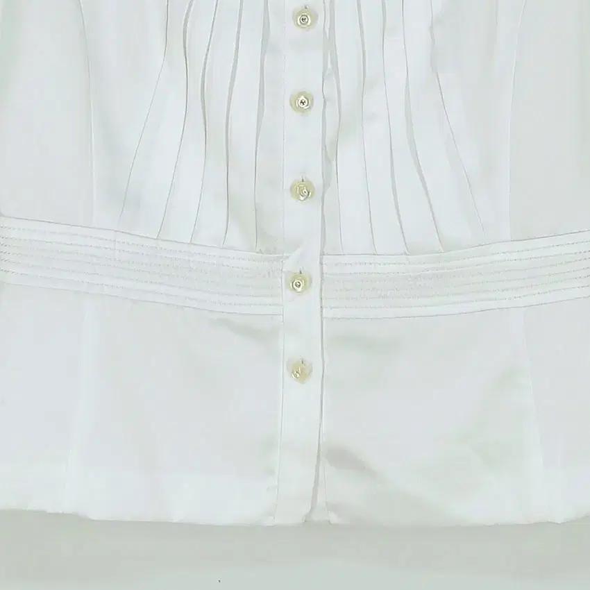 샤틴 여성 글로시 뷔스티에 블라우스 아이보리 (HU30961) 5