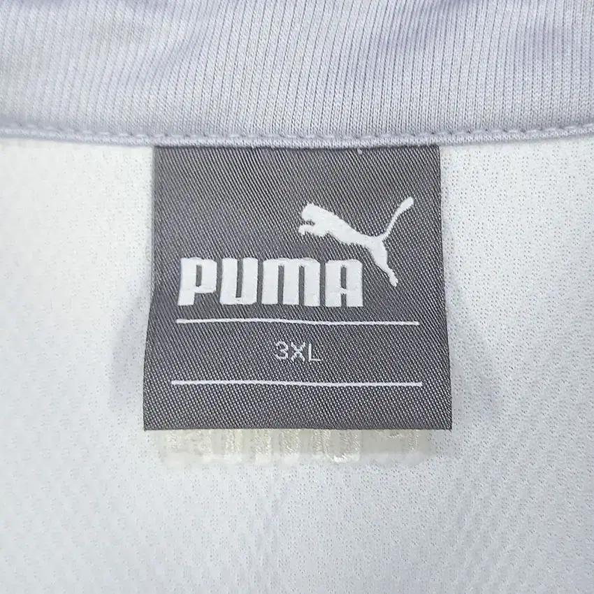 푸마 남 자수로고 스판 폴리 카라반팔티 화이트3XL (HU14823) 7
