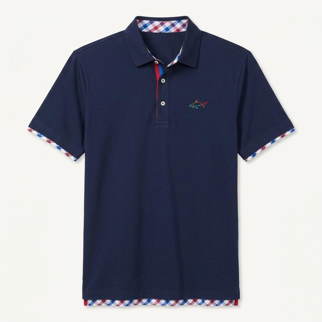 그렉노먼 남성 스판끼 카라반팔티 네이비95 (HU38758) 1
