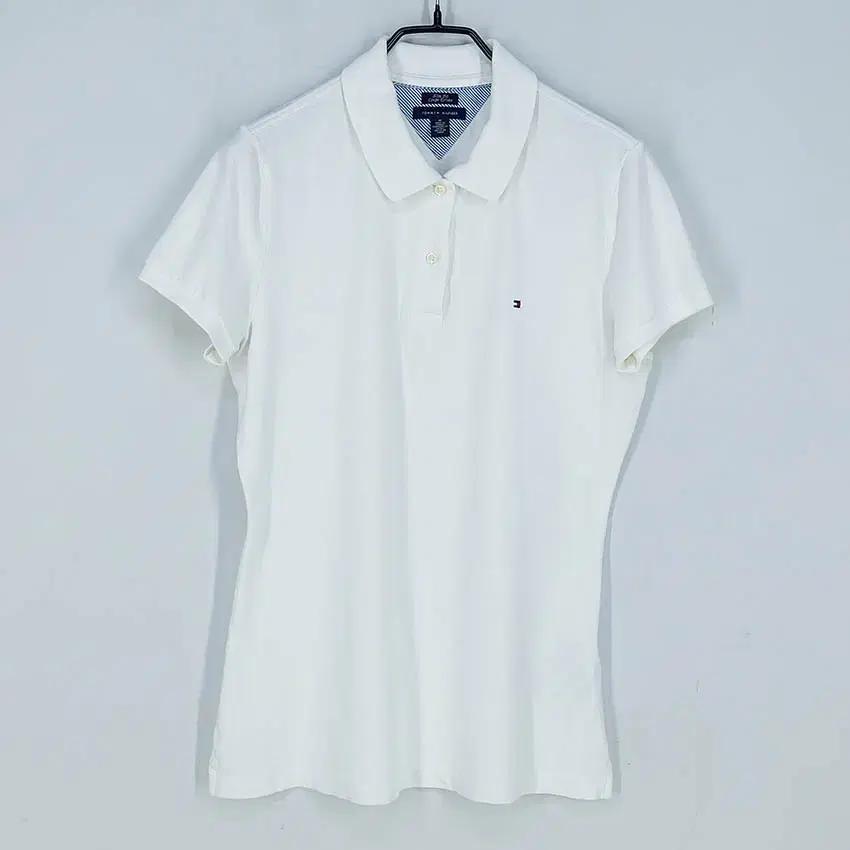 타미힐피거 여성 베이직 카라반팔티 연아이보리 (HU38738) 2