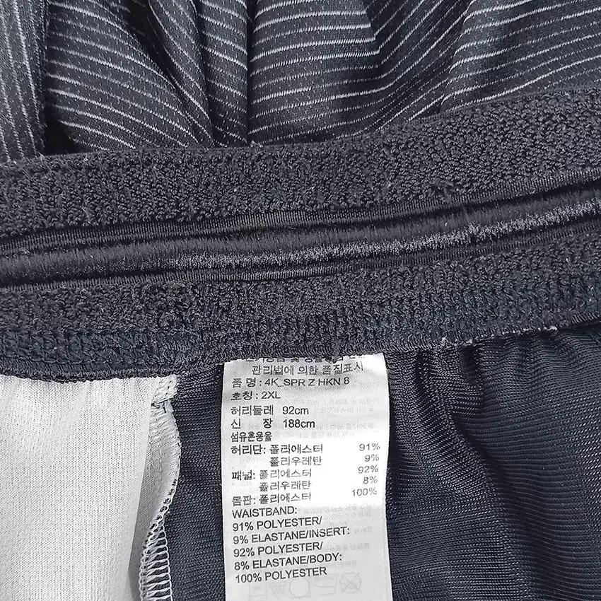 아디다스 남성 보카시 스판끼 5부 밴딩팬츠 챠콜2XL (HU38701) 6