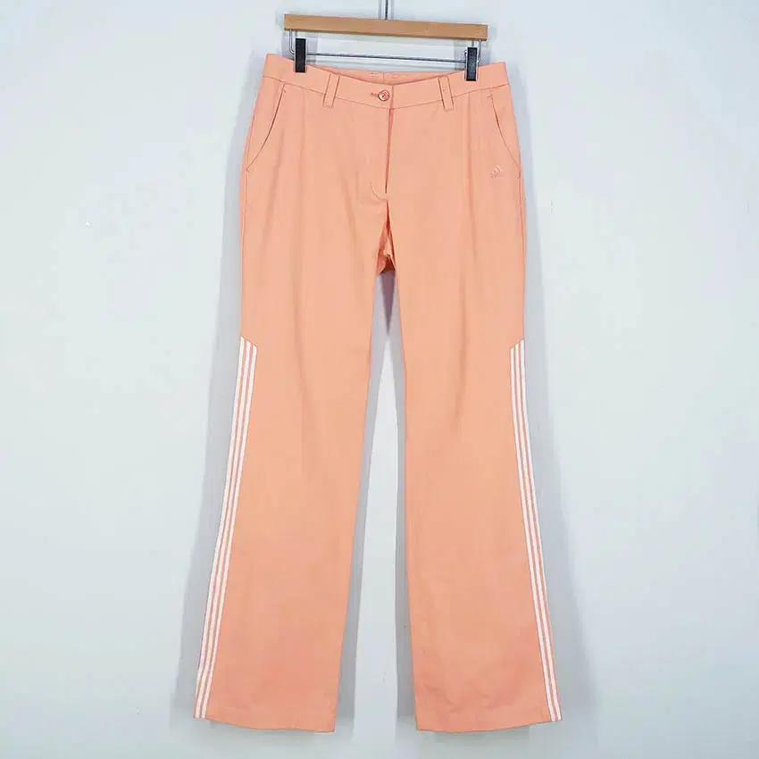 아디다스 여성 춘하 일자핏 팬츠 살구M (HU38683) 2