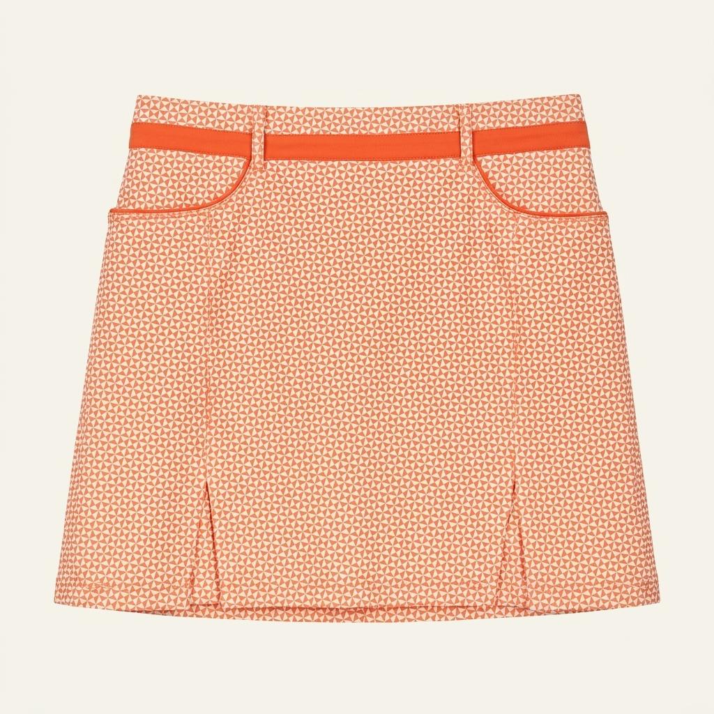 올포유 여성 약스판 춘하 미니 치마바지 오렌지 (HU38669) 1