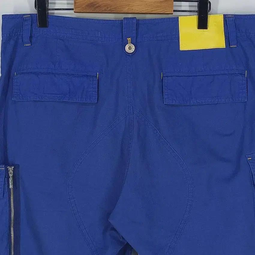 르꼬끄 남성 코튼 포켓 카고 5부팬츠 블루XL (HU23932) 6