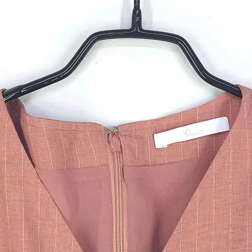 케이엘 여성 폴리혼방 미디원피스 브릭핑크55 (HU38508) 5
