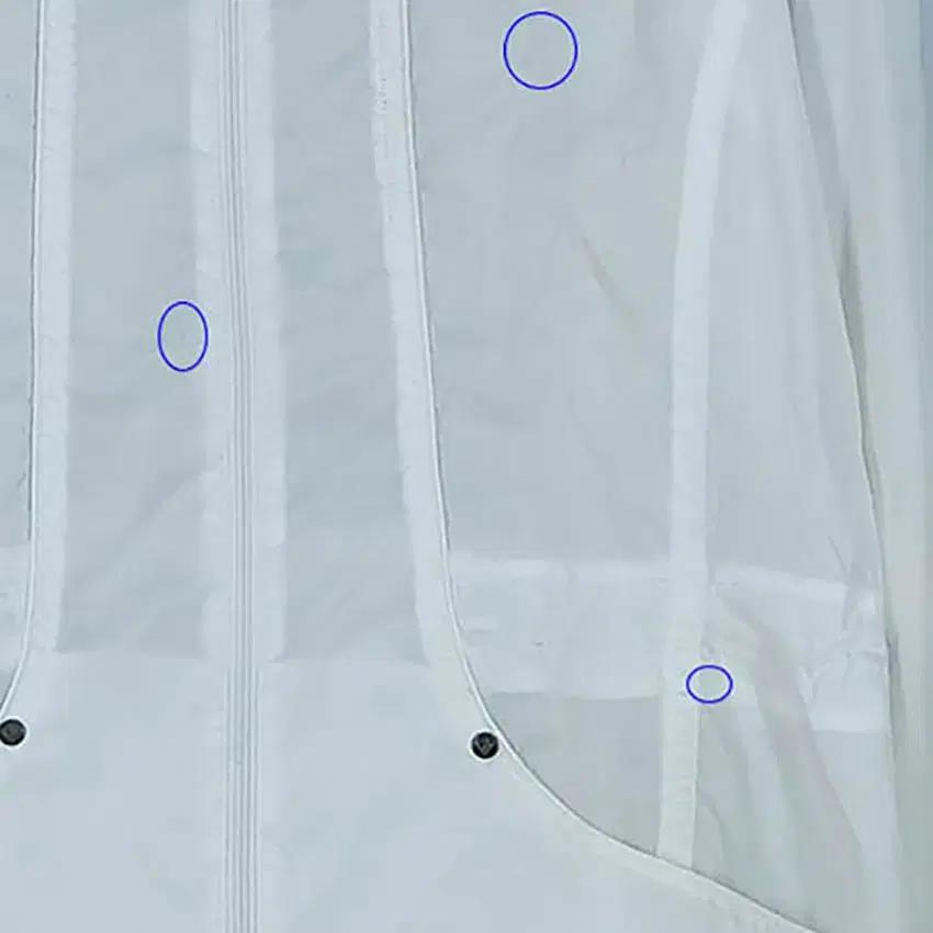 블랙캣츠 여성 경량 시스루바람막이 화이트 (HU38494) 7