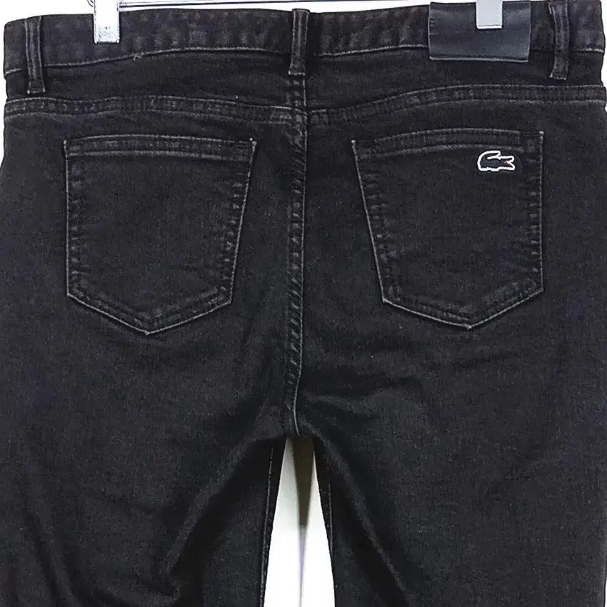 라코스테 여성 스판끼 스키니 데님팬츠 흑청 (HU38441) 4