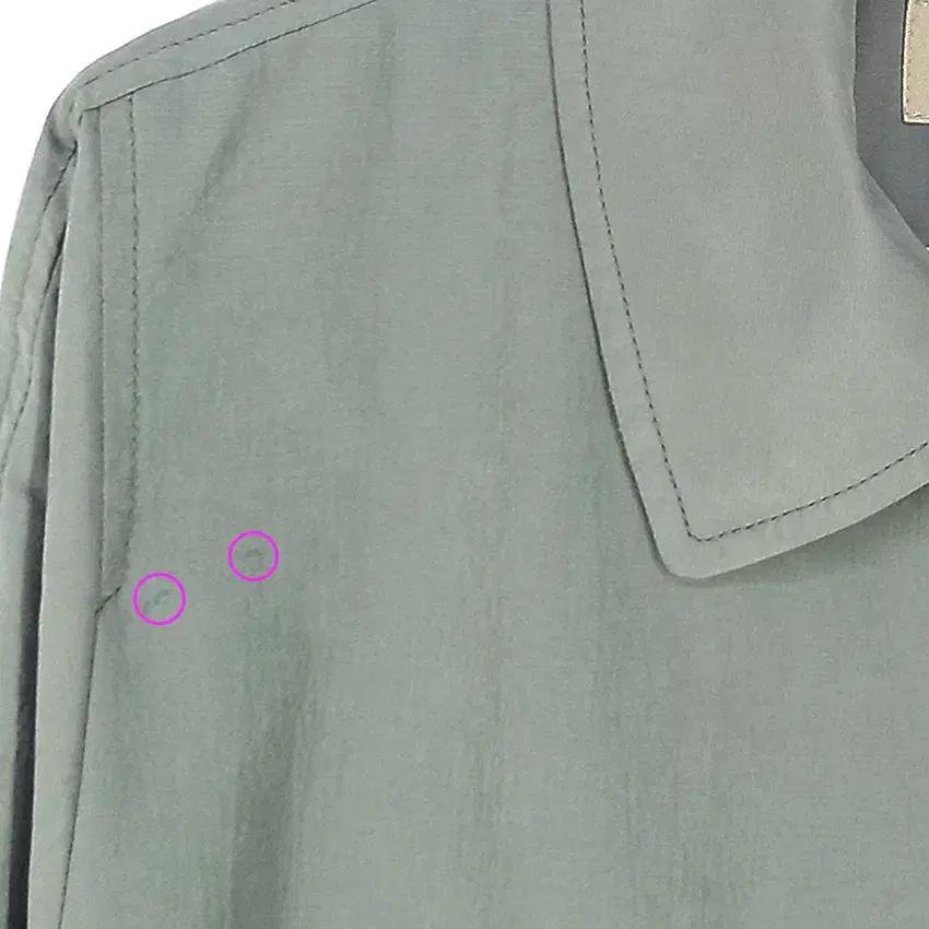 올앤선드리 여성 춘추 폴리혼방 트렌치코트 연카키91 (HU38423) 7