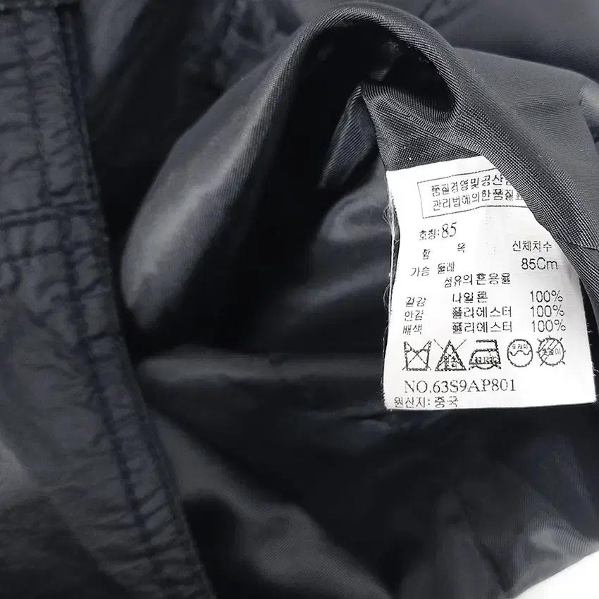 톰보이진 여성 춘추 나일론 크롭 집업자켓 블랙 (HU38401) 6